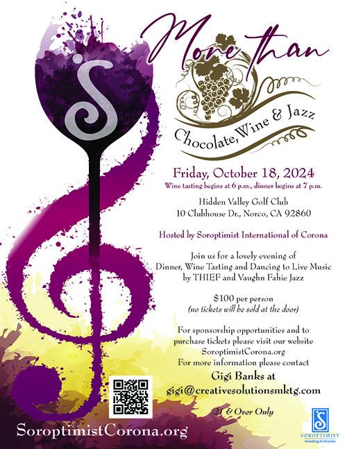 More Than Chocolate, Wine & Jazz