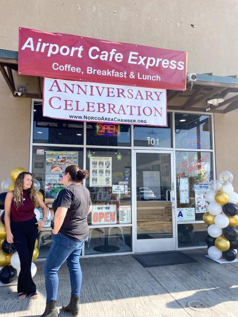  Second District Team Celebrates First Anniversary of Airport Cafe Express in Norco