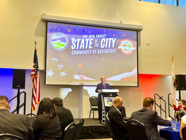 Supervisor Spiegel Joins Jurupa Valley State of the City, Celebrating Progress and Future Initiatives
