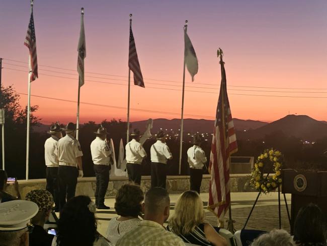 Supervisor Spiegel Honors Gold Star Families at Memorial Ceremony