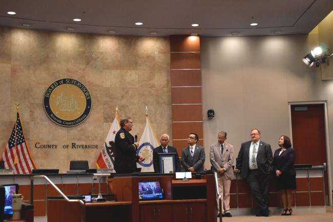 The Riverside County Fire Department