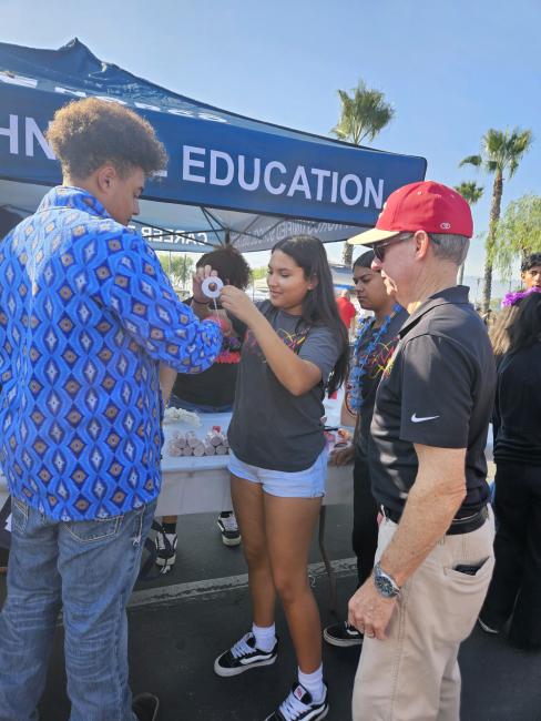 Supervisor Spiegel Celebrates Student Potential at CNUSD Career Expo