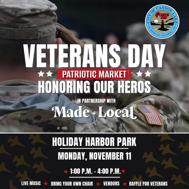 Canyon Lake Veterans Day