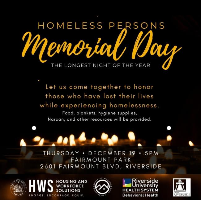 Homeless Persons Memorial Day: The Longest Night of the Year