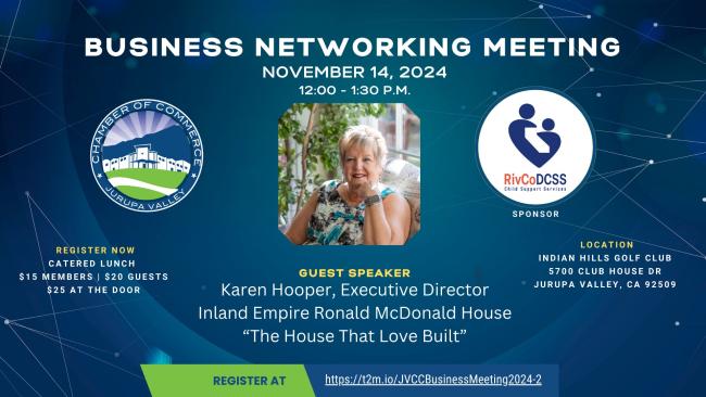Jurupa Valley Chamber meeting