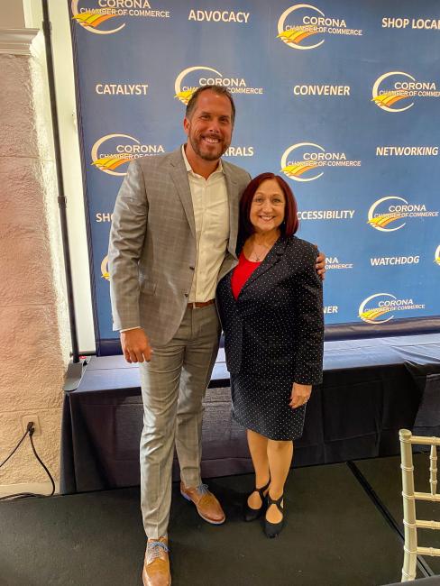 Supervisor Spiegel Joins Corona Chamber’s Good Morning Corona Event