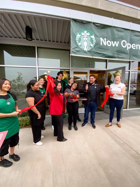 Second District Team Welcomes New Starbucks to Jurupa Valley
