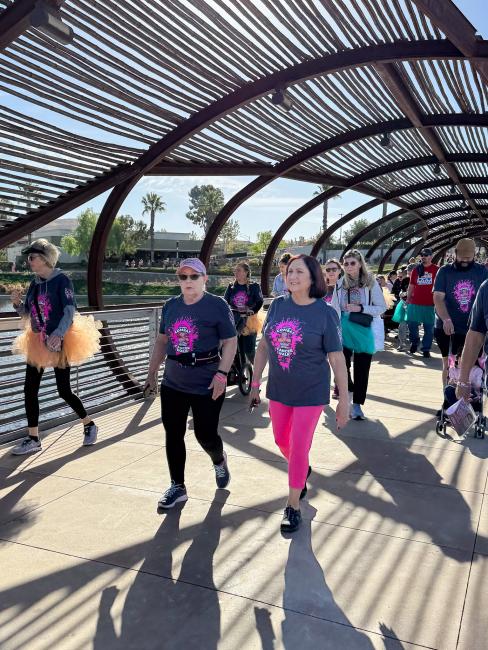 Supervisor Spiegel Joins Community at Support Sisterz Annual Combat Cancer Walk