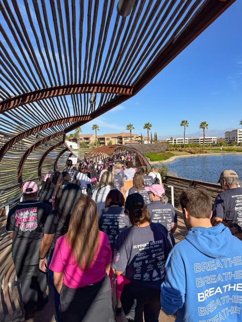 Supervisor Spiegel Joins Community at Support Sisterz Annual Combat Cancer Walk