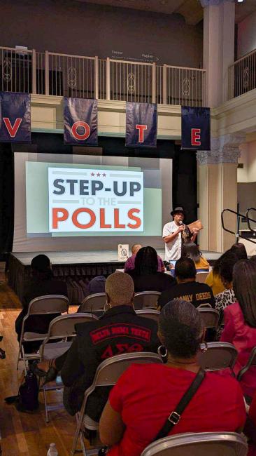 Supervisor Spiegel Supports Voter Awareness at ‘Step Up to the Polls’ Community Event