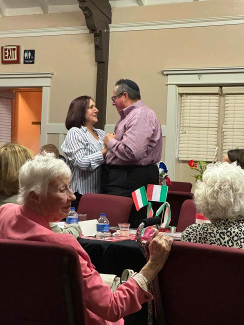 Supervisor Spiegel Joins Woman's Improvement Club for 27th Annual Pasta Italiano Dinner Supporting Local Scholarship