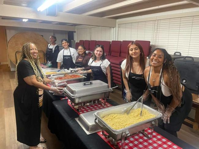 Supervisor Spiegel Joins Woman's Improvement Club for 27th Annual Pasta Italiano Dinner Supporting Local Scholarship