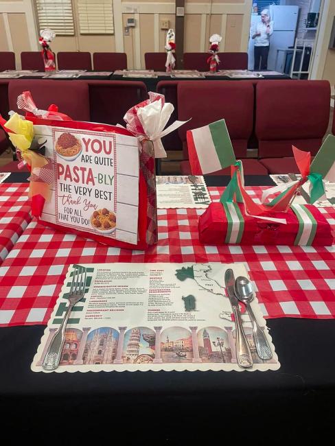 Supervisor Spiegel Joins Woman's Improvement Club for 27th Annual Pasta Italiano Dinner Supporting Local Scholarship
