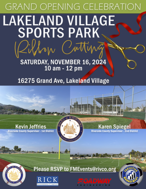 Lakeland Village Sports Park Ribbon Cutting
