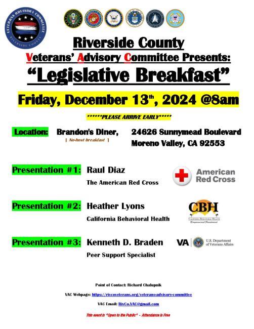 Legislative Breakfast