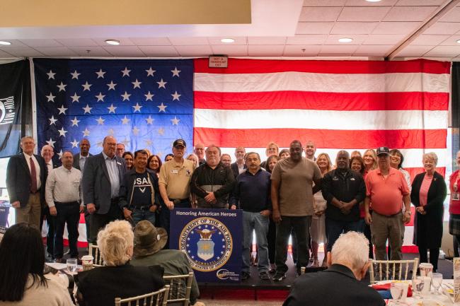 Supervisor Spiegel Honors Veterans at Good Morning Corona Salute to Military