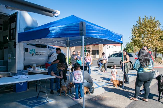Supervisor Spiegel Advocates for Animal Welfare at Free Pet Wellness Clinic