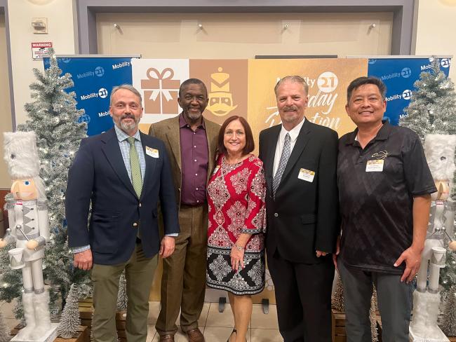 Last week, Supervisor Spiegel joined leaders from across Southern California at the Mobility 21 Holiday Reception, where the California Transportation Commission was honored for its commitment to improving mobility and transportation infrastructure.  The event celebrated the commission's contributions and provided an opportunity to discuss future efforts to enhance transportation for Riverside County residents and beyond. Supervisor Spiegel extends her gratitude to Mobility 21 for hosting such a meaningful 