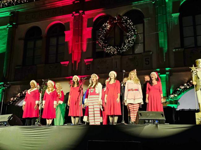Corona's Holiday Lighting Celebration