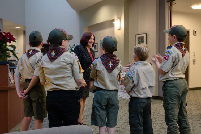 Cub Scouts Visit