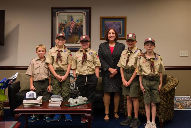 Cub Scouts Visit