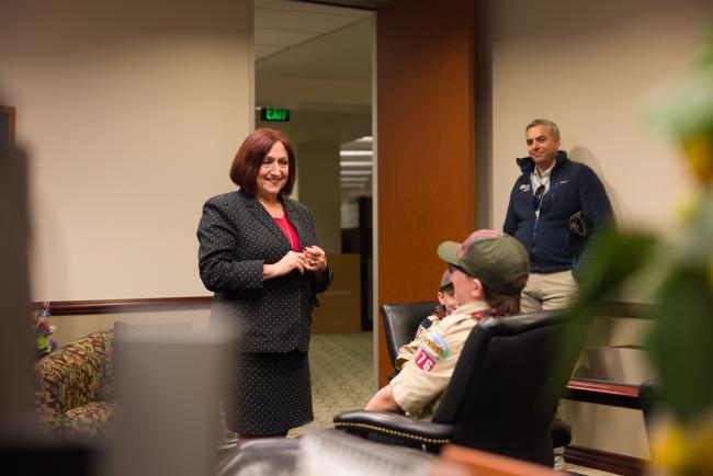 Cub Scouts Visit