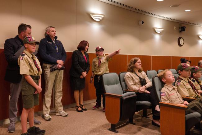 Cub Scouts Visit