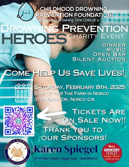 Annual Drowning Prevention Heroes Charity Event