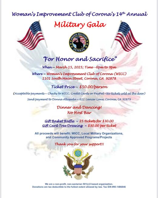 WIC Military Gala