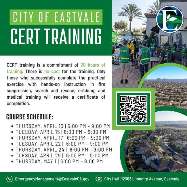 Eastvale CERT Training