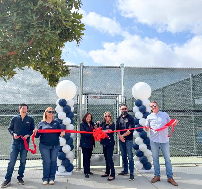 Woodcrest Community Courts Open with Ribbon-Cutting Celebration
