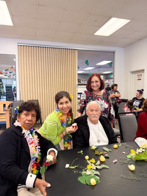 Hawaiian Day at Corona Senior Center