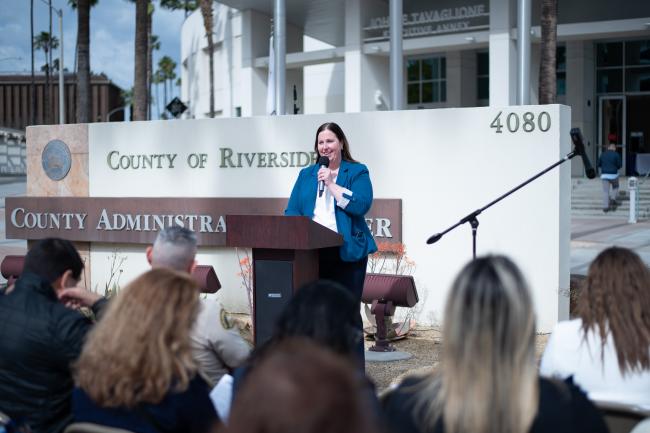 Child Abuse Prevention Flag Raising