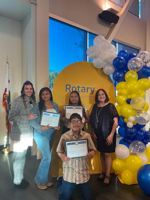 Rotary Club of Greater Eastvale Service Awards