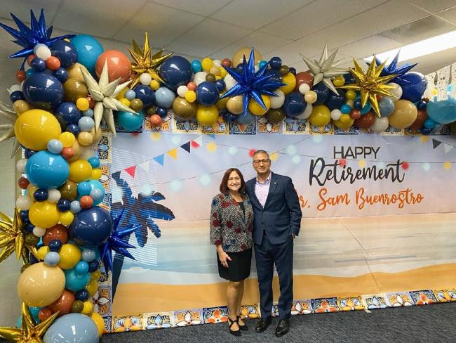 Dr. Sam Buenrostro Retires