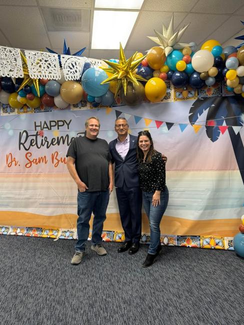 Dr. Sam Buenrostro Retires