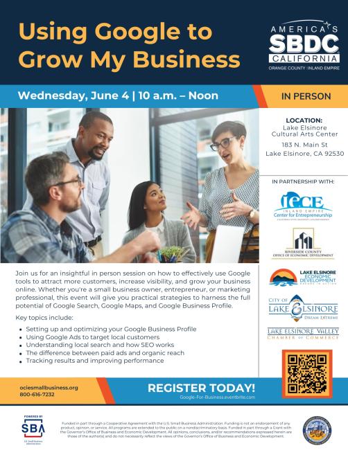 Using Google to Grow My Business