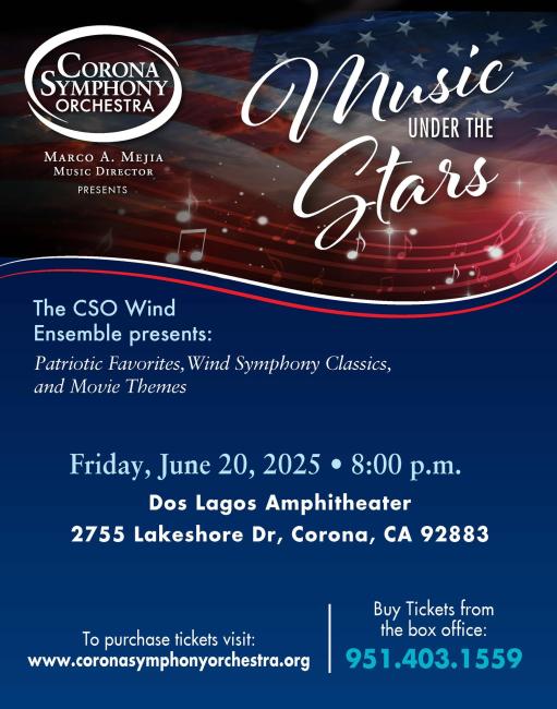 Corona Symphony Orchestra - Music Under the Stars