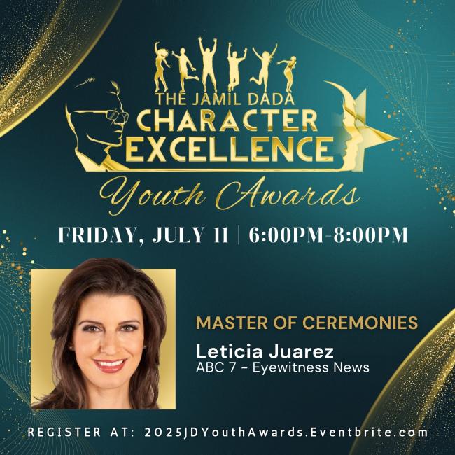 2025 Jamil Dada Character Excellence Youth Awards