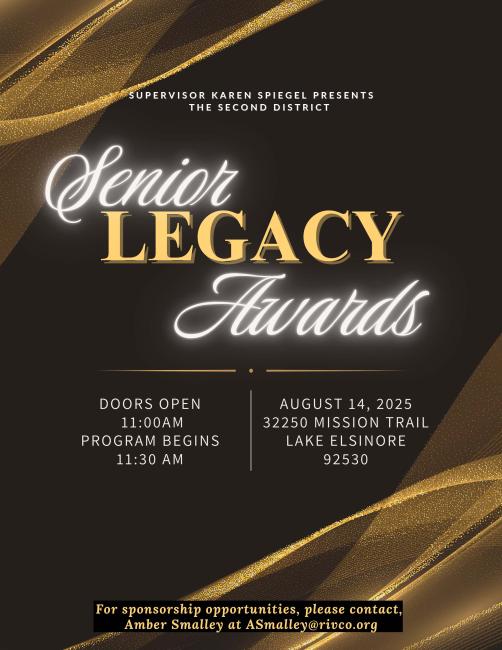 Third Annual Second District Senior Legacy Awards