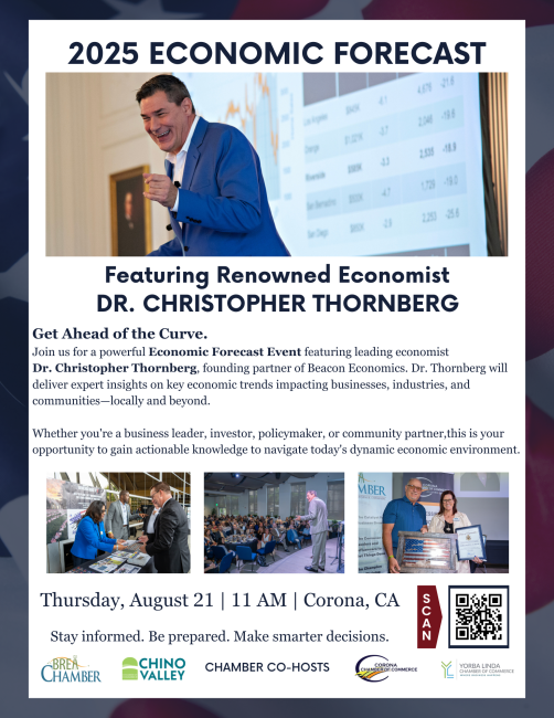 Economic Forecast with Dr. Chris Thornberg