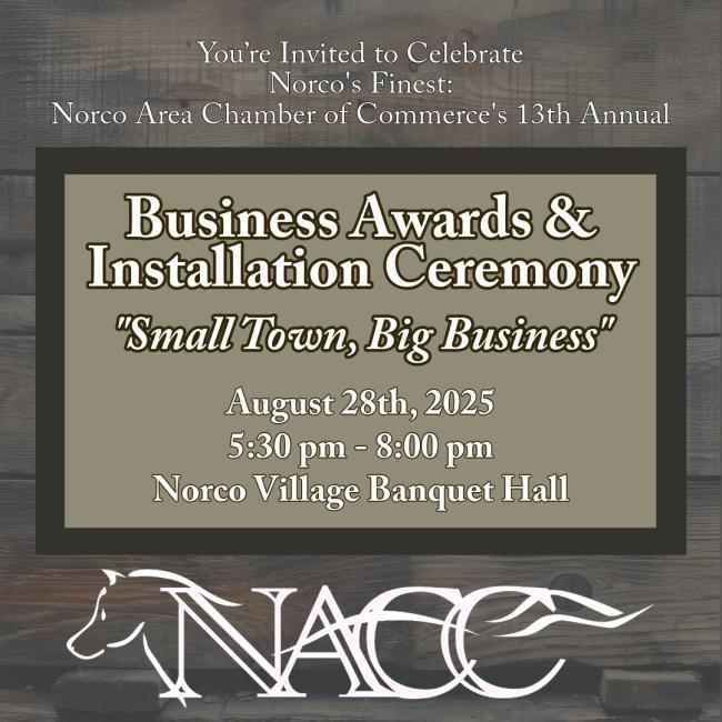Norco Chamber Awards & Installation Ceremony