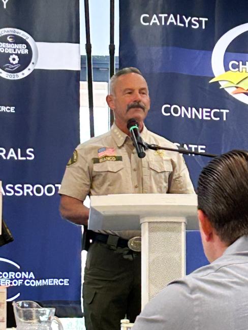 Good Morning Corona Sheriff Chad Bianco