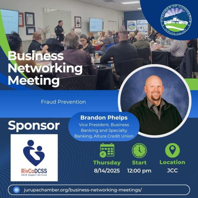 August Business Networking Meeting