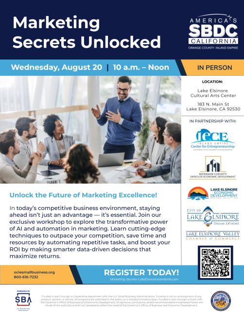 SBDC Marketing Secrets Unlocked: AI & Automation for Business