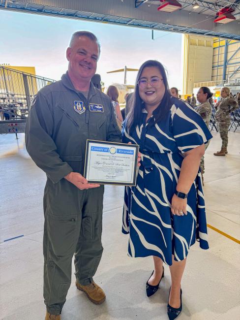 Fourth Air Force Change of Command Ceremony
