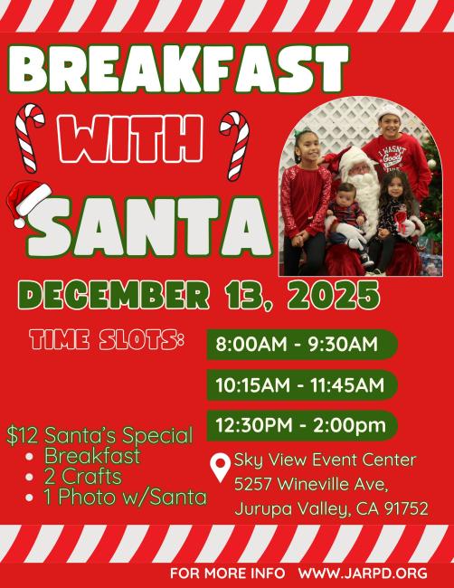 JARPD Breakfast with Santa