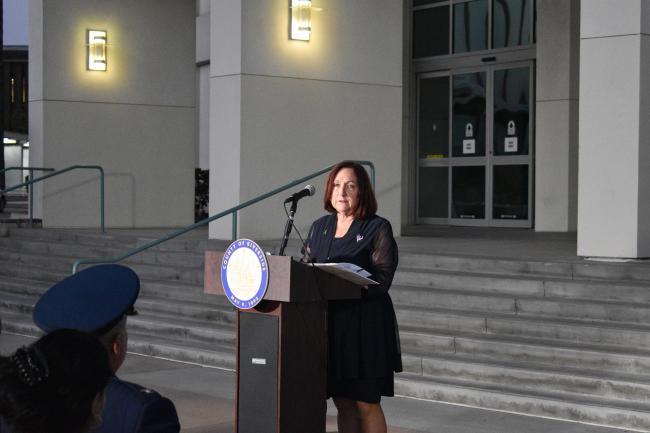Supervisor Speaking at Green Light