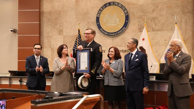 Retirement of Fire Chief Bill Weiser