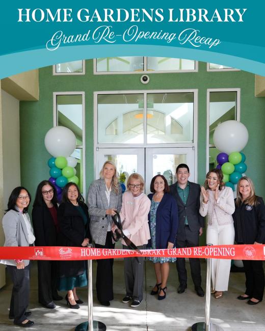 Home Gardens Library Grand Re-Opening